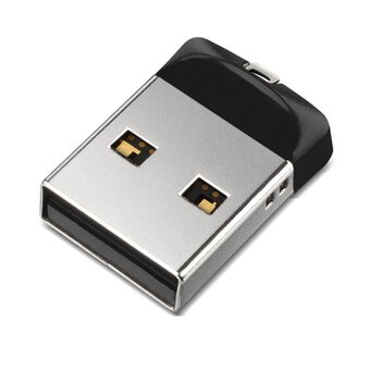 [SDCZ33-016G-G35] Memoria USB SanDisk Cruzer Fit Z33, 16GB, USB 2.0, Negro SKU: SDCZ33-016G-G35