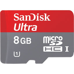 MEMORIA SANDISK 8GB MICRO SD CLASE 4