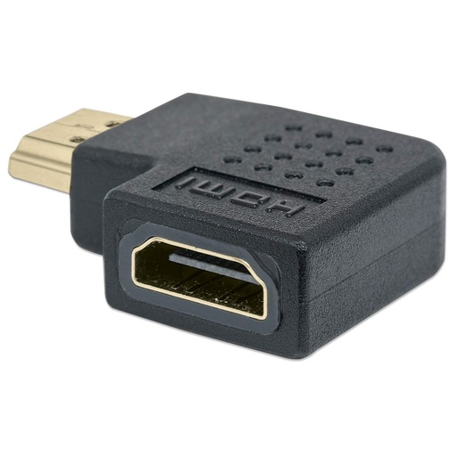 Manhattan Adaptador HDMI A Hembra - HDMI A Macho, Ángulo Derecho de 90° SKU: 353496