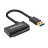 Manhattan Adaptador SuperSpeed USB 3.0 Macho - SATA 2.5'' Macho, 40cm SKU: 130424