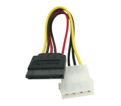 Manhattan Cable 4-pin Molex Macho - 15-pin SATA Macho, 16cm342766