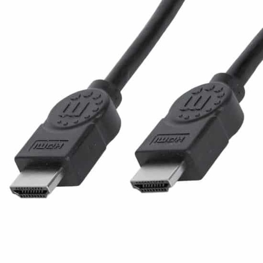 Manhattan Cable HDMI de Alta Velocidad con Canal Ethernet, HDMI Macho - HMDI Macho, 10 Metros, Negro SKU: 323246