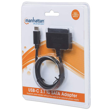 Manhattan Cable SATA Macho - USB 3.1 Macho, 25cm, Negro SKU: 152495