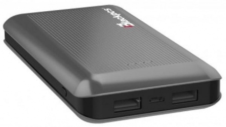 Cargador Portátil Blackpcs Power Bank Shield, 15.000mAh, Gris EPBGY11-15000