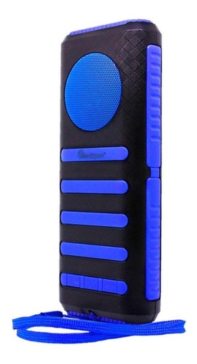 Cargador Portátil Blackpcs Power Bank Speaker, 10.000mAh, Azul  EPBB4-10000