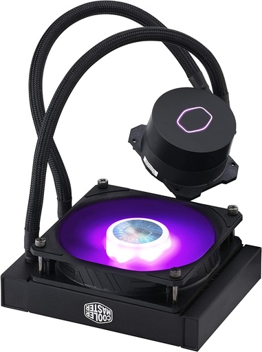 Cooler Master MasterLiquid ML120L V2 RGB Enfriamiento Liquido para CPU, 1x 120mm, 650 - 1800RPM SKU: MLW-D12M-A18PC-R2