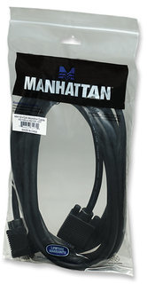 Manhattan Cable para Monitor SVGA 8mm, VGA (D-Sub) Macho - VGA (D-Sub) Macho, 9 Metros, Negro SKU: 312776