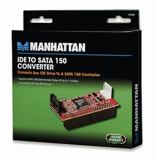 Manhattan Convertidor IDE - SATA 150, 1500 Mbit/s, con 1 Puerto SKU: 170598