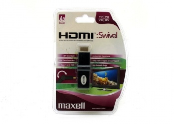 Maxell Adaptador HDMI Macho - HDMI Hembra, Negro SKU: 348035