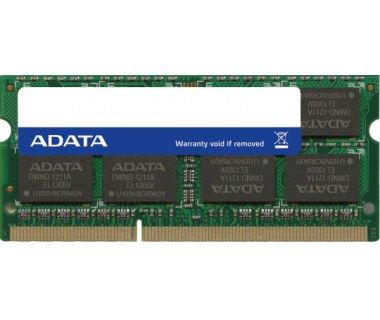 Memoria RAM Adata LoVo DDR3L, 1600MHz, 4GB, CL11, 1.35V, SO-DIMM SKU: ADDS1600W4G11-S