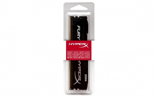 Memoria RAM UDIMM Kingston HyperX FURY Black DDR4, 2133MHz, 4GB, Non-ECC, CL14 SKU: HX421C14FB/4