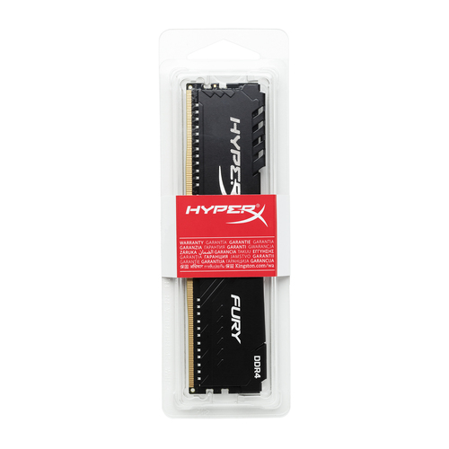 Memoria RAM UDIMM Kingston HyperX FURY Black DDR4, 3200MHz, 8GB, Non-ECC, CL16, XMP SKU: HX432C16FB3/8