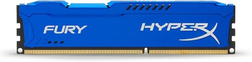 Memoria RAM UDIMM Kingston HyperX FURY Blue DDR3, 1866MHz, 4GB, Non-ECC, CL10 SKU: HX318C10F/4