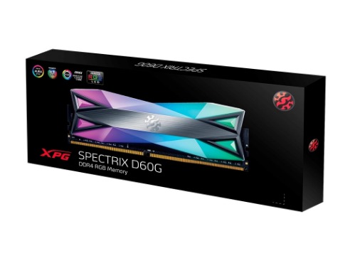 Memoria RAM UDIMM XPG SPECTRIX D60G DDR4, 3200MHz, 16GB, Non-ECC, CL16, XMP SKU: AX4U320016G16A-ST60