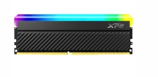 Memoria RAM XPG Spectrix D45G RGB DDR4, 3600Mhz, 8GB, Non-ECC, XMP, para PC 1.2V SKU: AX4U36008G18I-CBKD45G