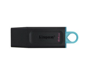 Memoria USB Kingston Flash DataTraveler Exodia, 64GB 3.2, USB A, Negro SKU: DTX/64GB