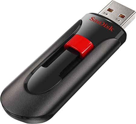 Memoria USB SanDisk Cruzer Glide, 128GB, USB 3.0, Negro/Rojo SKU: SDCZ600-128G-G35