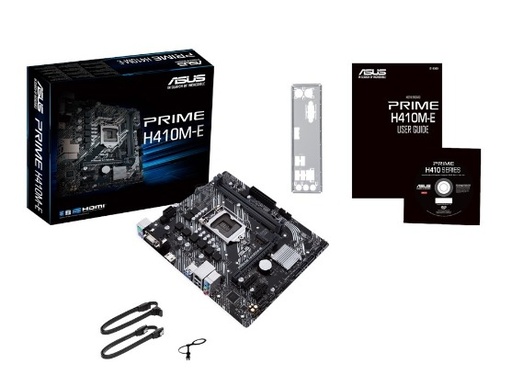 Motherboard ASUS Micro ATX PRIME H410M-E S-1200, Intel H410 HDMI, 64GB DDR4 para Intel ― No es Compatible con Procesadores Intel 11va. Generación SKU: 90MB13H0-M0AAY0 Tarjeta Madre