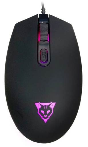 Mouse Gamer Ocelot Gaming Óptico OGEM02, Alámbrico, USB A, 2400DPI, Negro SKU: OGEM02