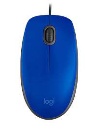 Mouse Logitech Óptico M110 Silent, Alámbrico, USB, 1000DPI, Azul SKU: 910-005491