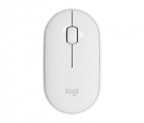 Mouse Logitech Óptico Pebble M350, Inalámbrico, Bluetooth, 1000DPI, Blanco SKU: 910-005770