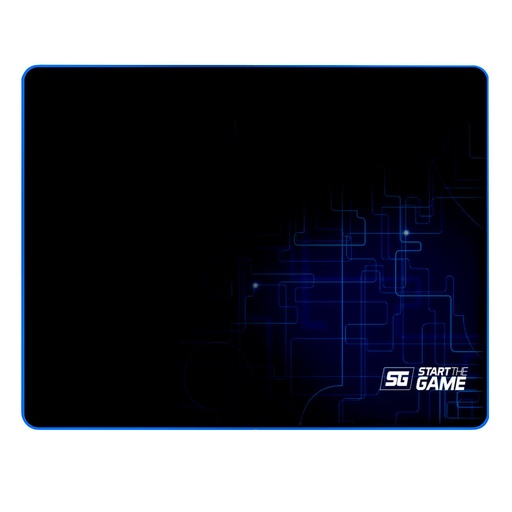 Mousepad Gamer Vorago MPG-200, 35 x 44.4cm, Grosor 3mm, Negro/Azul SKU: MPG-200