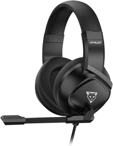 Ocelot Gaming Audífonos Gamer OGEH01, Alámbrico, 2.2 Metros, 3.5mm, Negro SKU: OGEH01