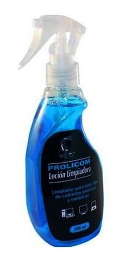 Prolicom Loción Limpiadora, Spray 250ml, Azul SKU: LOCION LIMPIADORA