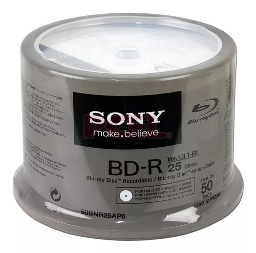 SNY50BNR25 BLU-RAY GRABABLE 25GB BLANCO