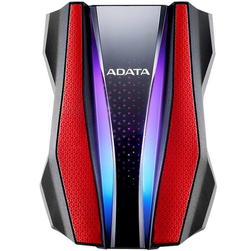 [AHD770G-1TU32G1-CRD] Disco Duro Externo Adata HD770G RGB 2.5", 1TB, USB, Rojo, A Prueba de Agua, Polvo y Golpes SKU: AHD770G-1TU32G1-CRD