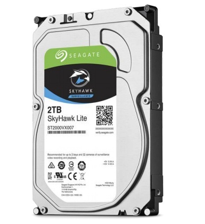 Disco Duro para Videovigilancia Seagate SkyHawk 3.5'', 2TB, SATA III, 6 Gbit/s, 64MB Cache SKU: ST2000VX007