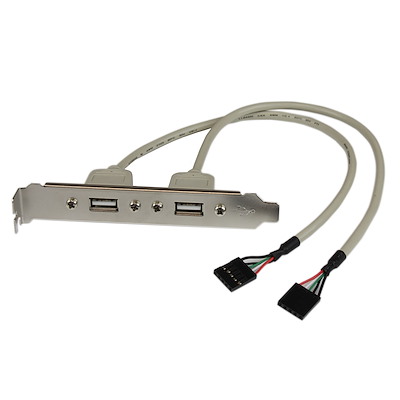 StarTech Adaptador de Placa USB A Hembra de 2 Puertos SKU: USBPLATE