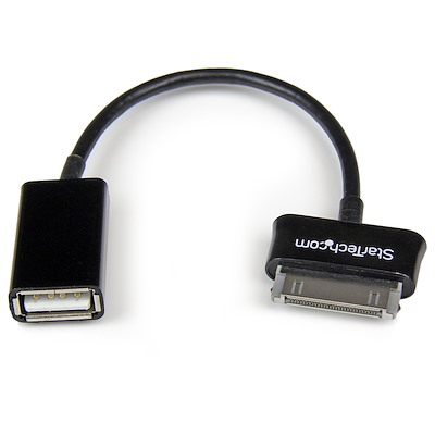 StarTech Cable Adaptador USB para Samsung Galaxy Tab - USB A Hembra, 15cm, Negro SKU: SDCOTG