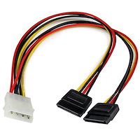 StarTech Cable de Alimentación en Y, 12'', 2x SATA, 30cm SKU: PYO2LP4SATA