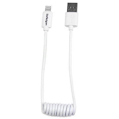 StarTech Cable de Carga Certificado MFi USB A Macho - Lightning Macho, 30cm, Blanco, para iPod/iPhone/iPad SKU: USBCLT30CMW