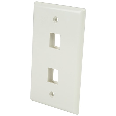 StarTech Placa de Pared de 2 Salidas RJ-45, Blanco SKU: PLATE2WH