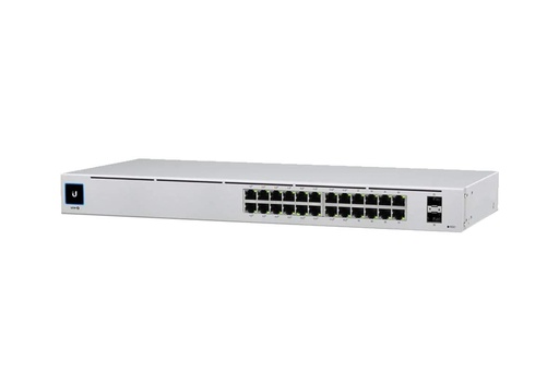 Switch Ubiquiti Networks Gigabit Ethernet UniFi Pro, 24 Puertos PoE 10/100/1000Mbps + 2 Puertos SFP+, 88 Gbit/s - Gestionado SKU: USW-PRO-24-POE