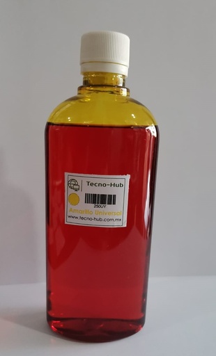 250ML TINTA UNIVERSAL AMARILLA 
