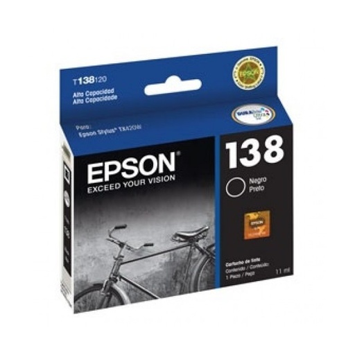 T138120-AL CARTUCHO TINTA ORIGINAL NEGRO EPSON STYLUS TX-420W/ TX-320F 11ML