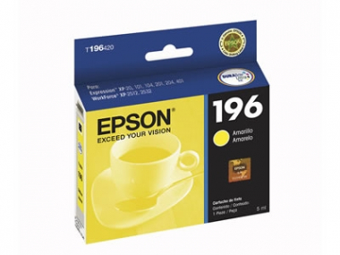 T196420-AL AMARILLO CARTUCHO TINTA ORIGINAL EPSON XP-401/ XP-201 WORKFORCE WF-2532 5ML