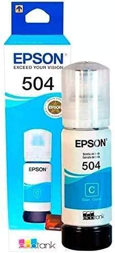 [T504220-AL] T504220-AL Cian Original Bote de Tinta Epson L4150, L4160, L6270, L14150, L6161, L6171, L4260, L6191, L14150 70ML 6,000 Pag. SKU: T504220-AL