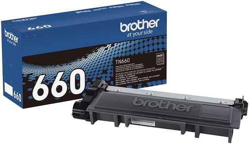 [TN660] TN660 Negro Original Cartucho de Toner Brother TN-660 HL-L2300D, HL-L2305W, HL-L2315DW, HL-L2320D, HL-L2340DW, HL-2360DW, DCP-L2620DW, DCP-L2540DW, MFC-L2680DW, MFC-L2685DW, MFC-L2700DW, MFC-L2705DW, MFC-L2707DW, MFC-L2740DW 2,600 Pag. SKU: TN660