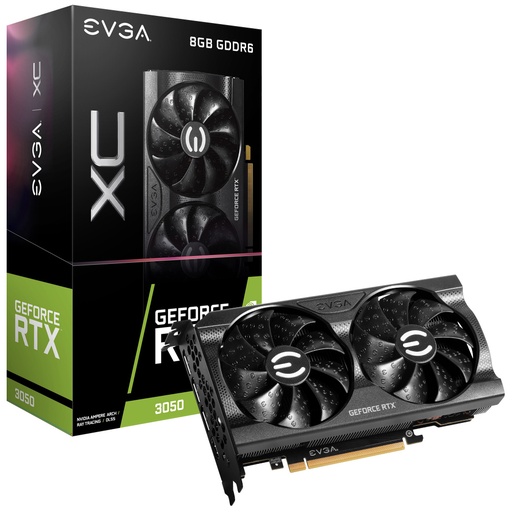 Tarjeta de Video EVGA NVIDIA GeForce RTX 3050 XC GAMING, 8GB 128-bit GDDR6, PCI Express 4.0 SKU: 08G-P5-3553-KR