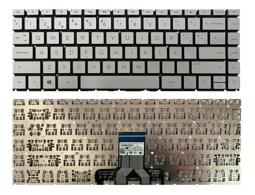 Teclado Hp 14-cw Plata 14-cm0038la 14-ck0004la 14-ck0014la