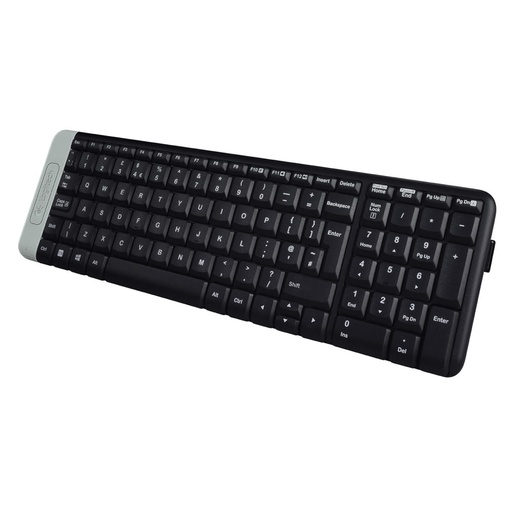 Teclado Logitech K230, Inalámbrico, USB, Negro (Español) SKU: 920-004424