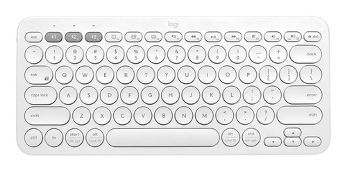 Teclado Logitech K380, Inalámbrico, Bluetooth, Blanco (Español) SKU: 920-009595